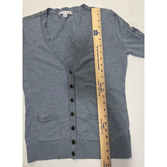CAbi Women's Billi Cardigan Sweater I’m Breeze Blue Style 190 Size S Small - Picture 8 of 8